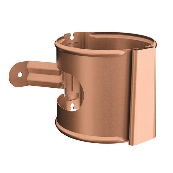 Copper Screw to Wall Pipe Bracket