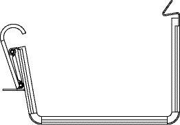 Rectangular Gutter Joint with Rubber Seal