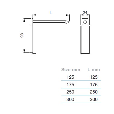 Spike for Pipe Holder